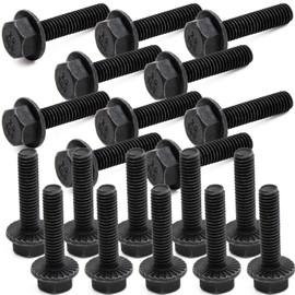 Pstyle. PST-149 M6 Hex Bolt Flange Full Thread Alloy Steel Set of 20 (M6x25mm)