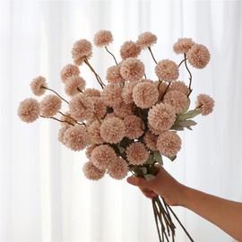 Artificial Flower without Vase, 12pcs Faux Flower Bouquet, Room Decor, Decorative Flower for Home Party Wedding, Home Decor Supplies,  Household Items:_Pink_12pcs