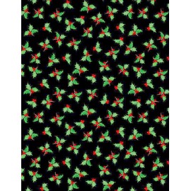 WILMINGTON 33894-973 OVERALL HOLLY & BERRIES Free Pattern with purchase