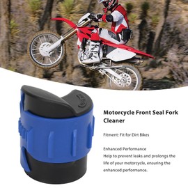 Hapivida Motorradgabel Dichtungsreiniger Reiniger, Motorrad-Gabeldichtungsreiniger ABS Gabel Dichtungsschoner Reiniger Motorrad Werkzeug für 45–55mm Dirt Bike Vordergabeln (Blau)