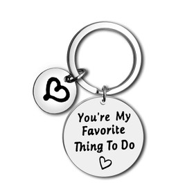 Funny Boyfriend Gifts from Girlfriend Couple Gifts for Him and Her Naughty Gifts Keyring for Wife Husband Couple Jewelry Valentines Day Gifts Anniversary Jewelry Wedding Christmas Birthday Gifts