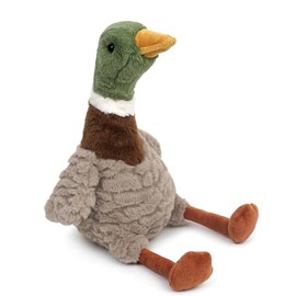 MON AMI River Mallard Duck Plush Toy – Soft, Cuddly, and Colorful Mallard Duck Stuffed Animal for Kids, Perfect for Playtime, Snuggling, and Adding Charm to Any Farm Animal Plush Toy Collection