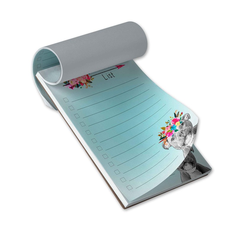 Staffordshire Bull Terrier A6 to Do Notepad - Staffie Lover