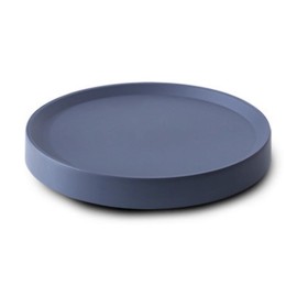DIZLAS Flowerpot Plate, Flowerpot Plate, Caster Plate, Rotates 360 Degrees, House Plants, Stylish, Round (Dark Gray, 7.3 inches (18.5 cm)