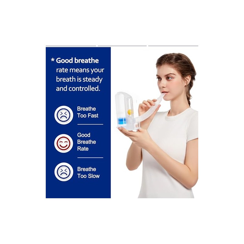 Breathing Exercise Device for Lungs, Lung Exerciser Device – Deep
