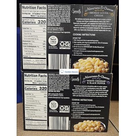 Specially Selected Macaroni & Cheese Smoke Gouda Chesse and White Cheddar & Black Pepper 12oz 340g (Two Boxes)