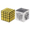 Willking Mirror Cube 4x4x4 Speed Cube 4x4 Mirror Blocks Cube