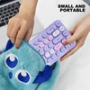 Keyboard Mouse Combo 2.4GHz Wireless Cute Retro 68 Round Keycaps