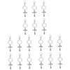 ABOOFAN 18 PCS Key Chain Religious Key Rings Jesus Key