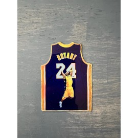 Kobe Bryant Jersey Holographic Sticker Basketball Sports Card Theme