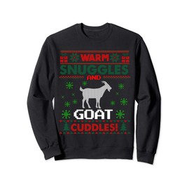 Merry Goatmas Christmas | Goat Lovers Ugly Christmas Sweater Sweatshirt