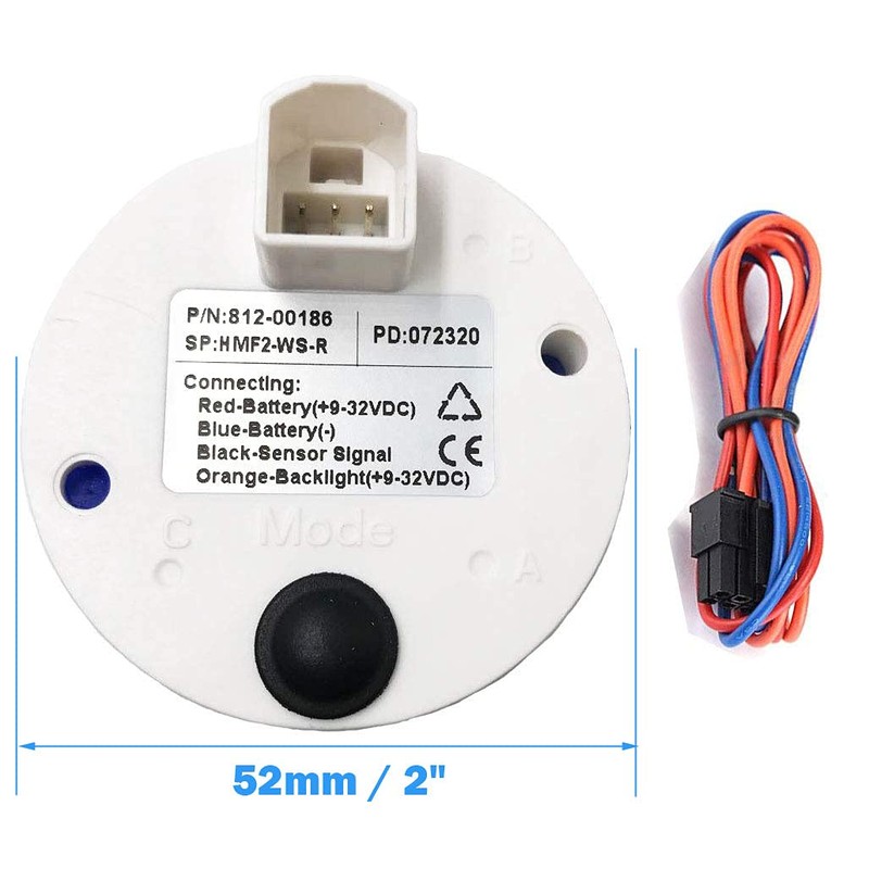 SAMDO Universal Fuel Gauge Digital Fuel Level Gauge Marine Fuel