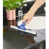 ITTAHO Squeegee for Window Cleaning,12" Squeegee and 11" Microfiber Scrubber