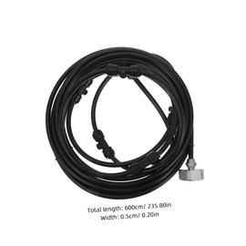 Kisangel Set Fan Misting Kit Mist Misters for Outdoor Misting Fans Mist Nozzle Set for Patio Cooling