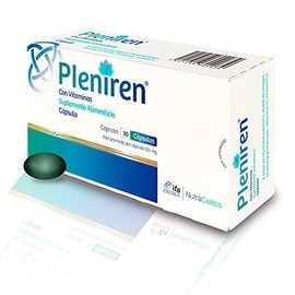 Pleniren Suplemento Alimenticios con Vitaminas. Caja con 30 cápsulas