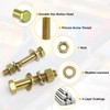 1000PCS Grade 8 Bolt Assortment Kit, Heavy Duty Bolts and
