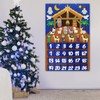 Watersay Nativity Advent Calendar 2ft Felt Religious Christmas Advent Calendar
