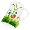 Hand Made Italian Ceramic Jug Large Jug with Flower Meadow