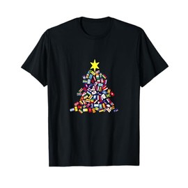 International Flags Nations Love World Peace Christmas Tree T-Shirt