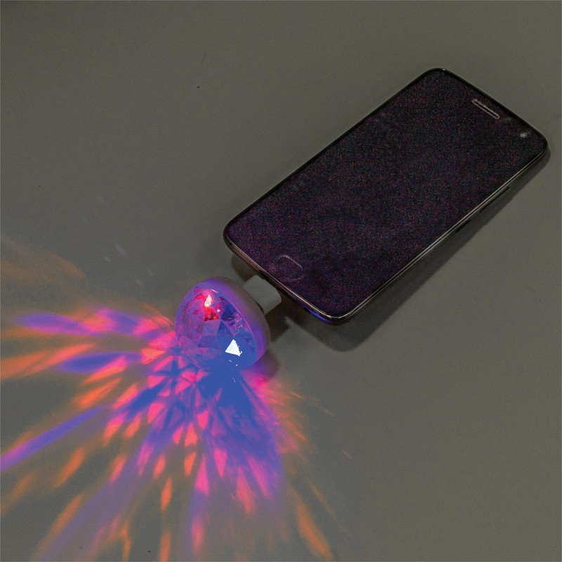 Cheetah Mini 4 LED USB Disco Ball with Apple and