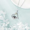 JERWLI Penguin Necklace 925 Sterling Silver Penguin Gifts Cute Animal