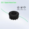 Dxyue 2 Pack C2-2 Spool Head Trimmer Head Replacement for