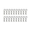 Sscon 20Pcs M1.8*35mm R-Shaped Pins Steel Cotter Pins Hitch Pin