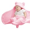 XMWEALTHY Cute Baby Items Newborn Plush Nursery Swaddle Blankets Soft
