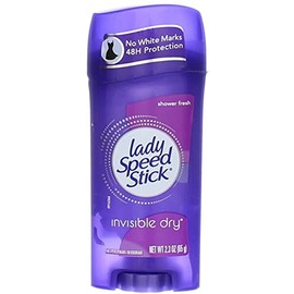 Lady Speed Stick Invisible Dry Shower Fresh Antiperspirant Deordorant 2.3 Oz (3 Pack)