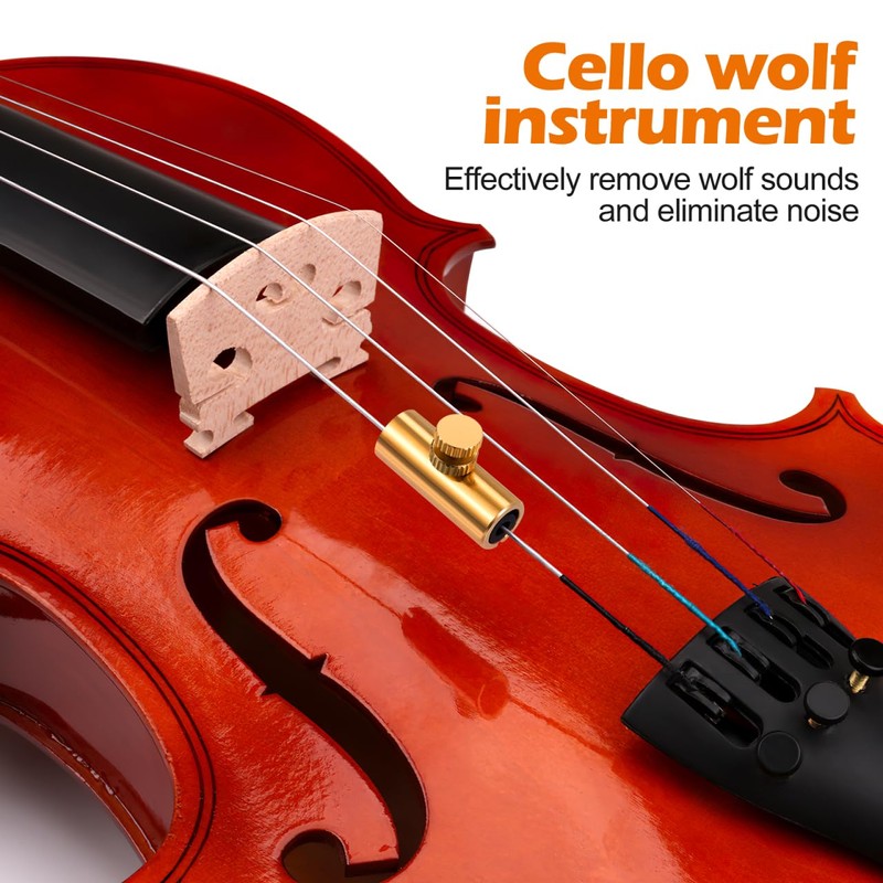 VICASKY Cello Wolf Tuner Wolfston Eliminate Cello Accessories Guitar Tuner
