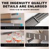 1 x grey towel rail without drilling - space-saving towel