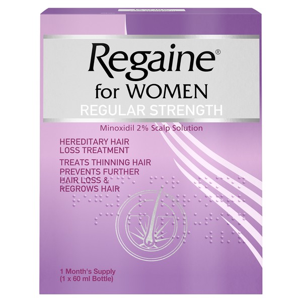 Regaine For Women Solution - 1 Months Supply, 1 x 60ml Bottle