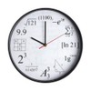 CUGBO Math Wall Clock Mathematical Equations,Silent No Ticking 12Inch Quartz