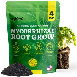 Mycorrhizal Fungi Root Grow All Natural Mycorrhizae for Plants Myco Ultra Soil Real Growers Plant Success Root Enhancer for Plants Microbes for Soil Mycorrhizal Inoculant Root Powder for Plants Soil