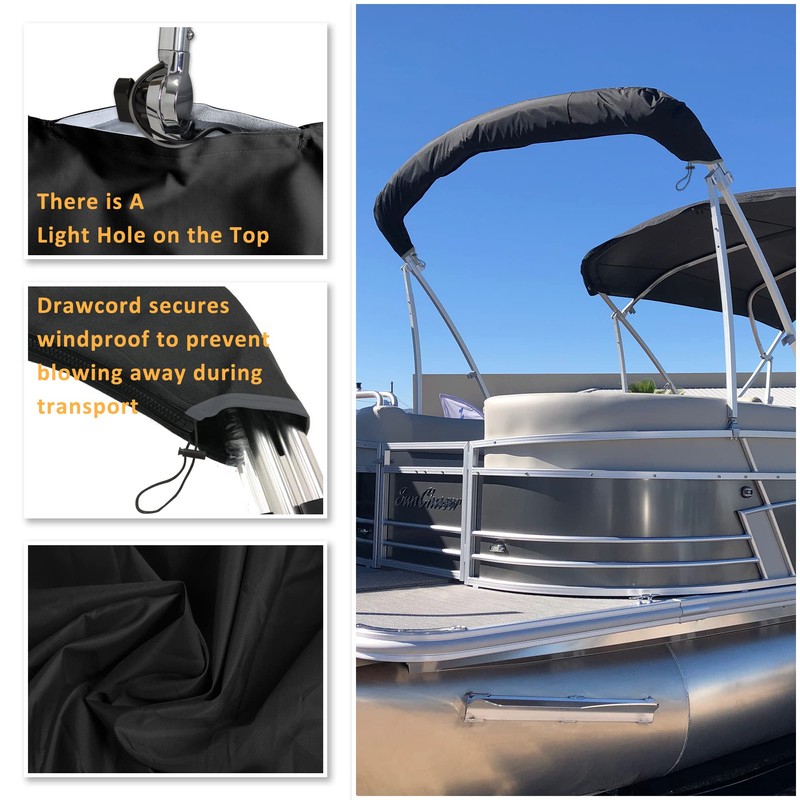 Bimini Top Boot Cover - Suitable for 3-4 Bows, Design