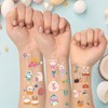 6 Sheets Easter Temporary Tattoos for Kids, Easter Egg and