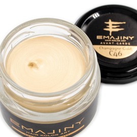 EMAJINY Champagne Gold C46 Champagne Gold Color Wax [Made in Japan] [Unscented] [One Day Flashy Hair Can Be Washed With Shampoo]