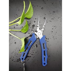 MOREFISHING Fish Grippers with Missing Rope,Fishing Pliers,Saltwater Resistant Fishing Gear,Tools Set Gifts for Men