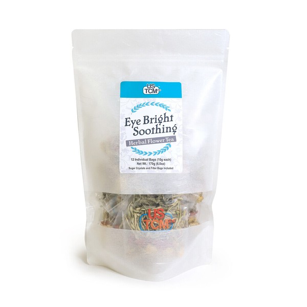 Eye Bright Soothing Herbal Flower Tea Function Tea 枸杞明目降火茶 12 Teabags