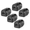 Sourcing Map M6 Internal Screw Fit Black PA66 A5 Gas