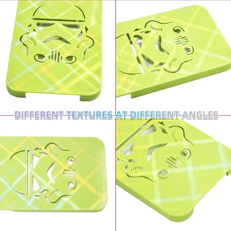 IdeaFormer PES Printing Plate 235 x 235 mm, Smooth Rainbow