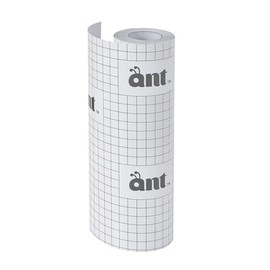 ANT Standard Grid (12" x 50ft) Clear Vinyl Transfer Paper Tape Roll with Half Inch Alignment Grid for Silhouette Cameo, Cricut Adhesive Vinyl for Decals,Signs, Windows, Stickers