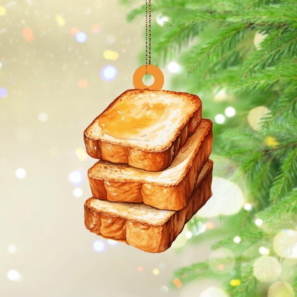 Homemade Bread Baked Bakery Christmas Ornaments Sourdough Bread Baker Chef
