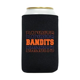 Bandits Stacked Beer Can Holder, Buffalo Bandits Lacrosse (Standard - Double Sided)