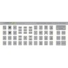 Lacerto® 11 x 13 mm German Sticker Set for PC