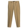 Gioberti Boys Flat Front Dress Pants, Khaki, 18