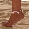 TseenYi Boho Shell Anklet Bracelet Colourful Beads Anklet Cowrie Shell