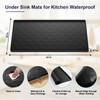 Under Sink Mat 34" x 22" Waterproof Kitchen Cabinet Mat,