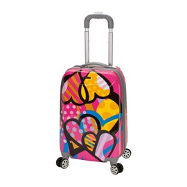 Rockland Vision Hardside Spinner Wheel Luggage, Assorted/Multicolor, Carry-On 20-Inch