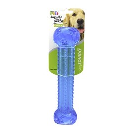 Fancy Pets Juguete Mancuerna Prisma Grande con Sonido para Perros de Material TPR Resistente
